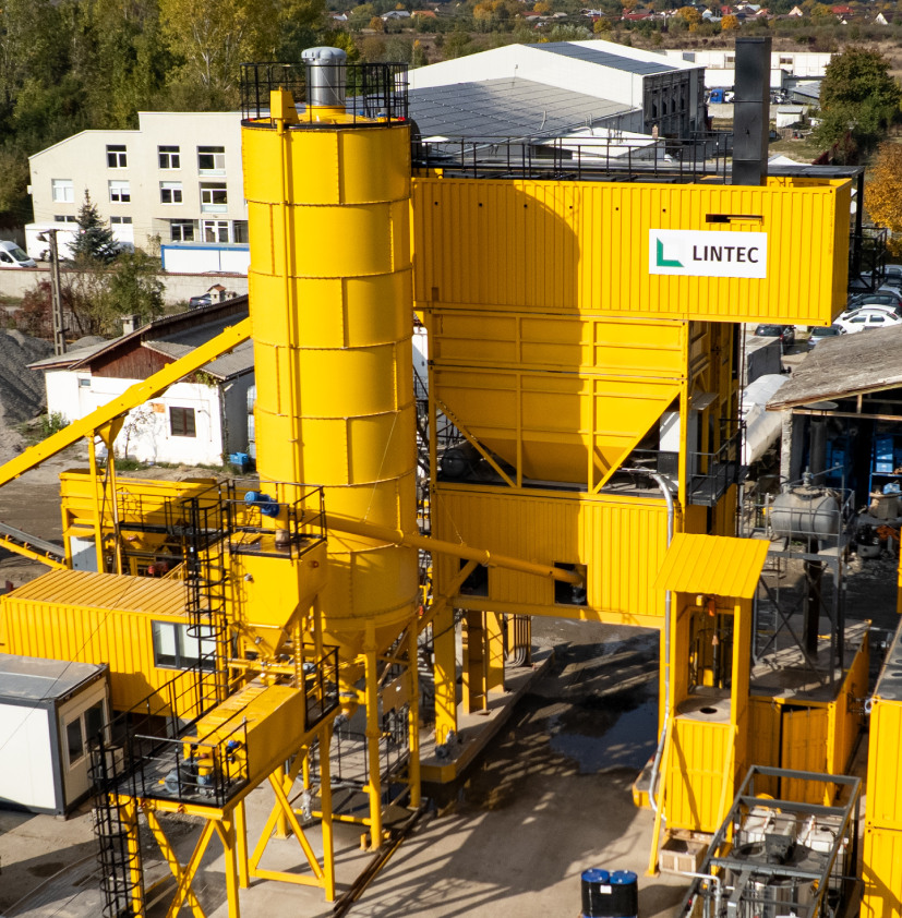 Stație asfalt Lintec CSD 2500 B - Producție mixturi asfaltice BA 16